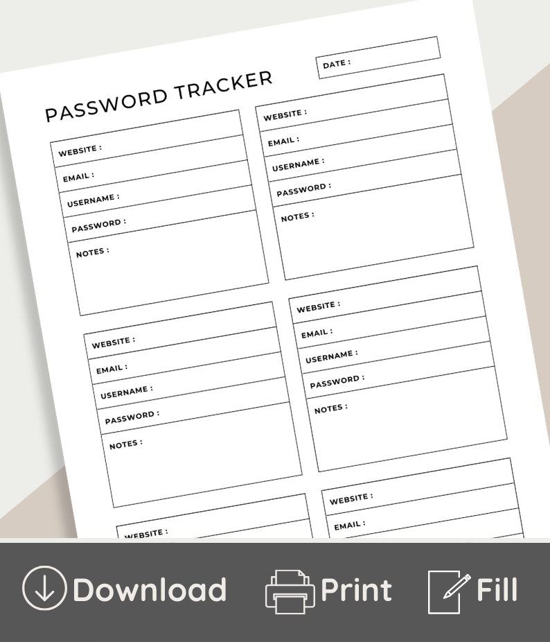 Password Tracker