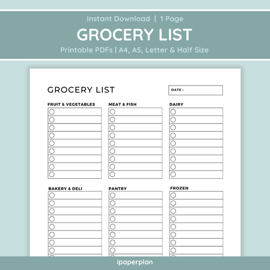 Grocery List