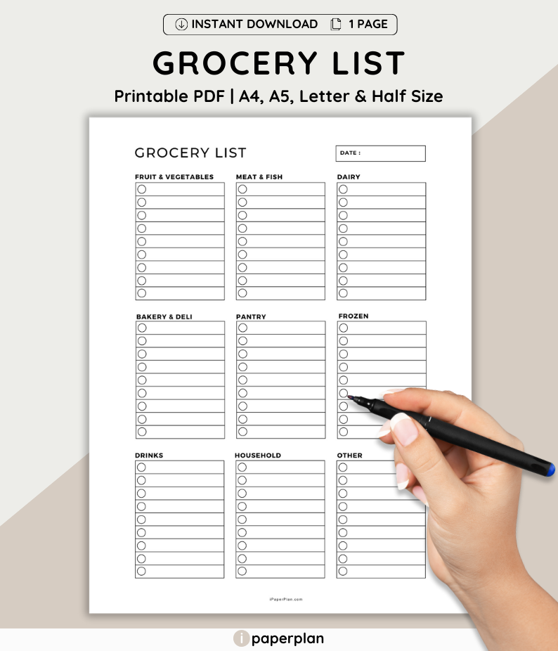 Grocery List