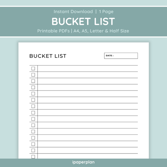 Bucket List