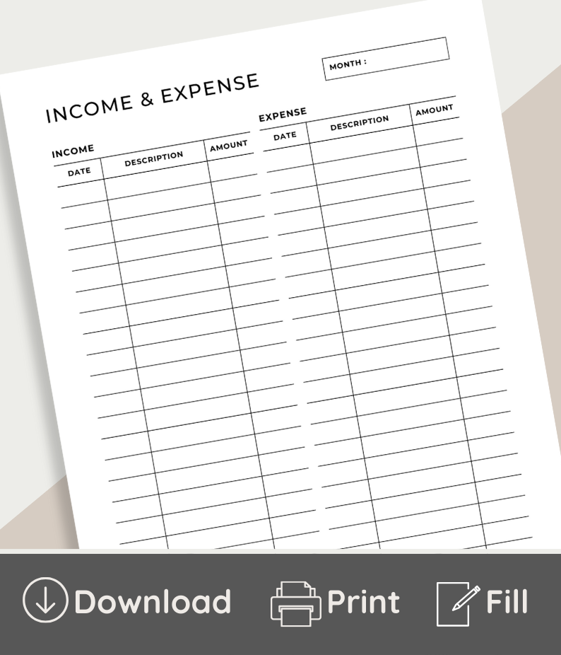 Income and Expense Tracker