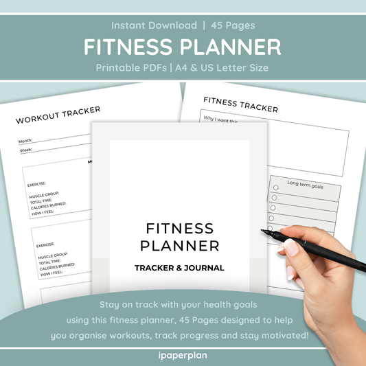 Fitness Planner Bundle - 45 Pages